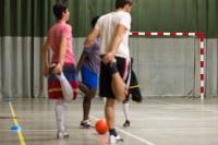 Opwarming zaalvoetbal
